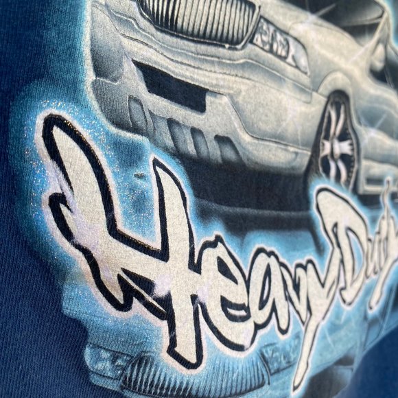 Vintage Y2K 2002 Top Heavy 2 Phast Lincoln Navigator Heavy Duty Long Sleeve T-Sh - Picture 15 of 16